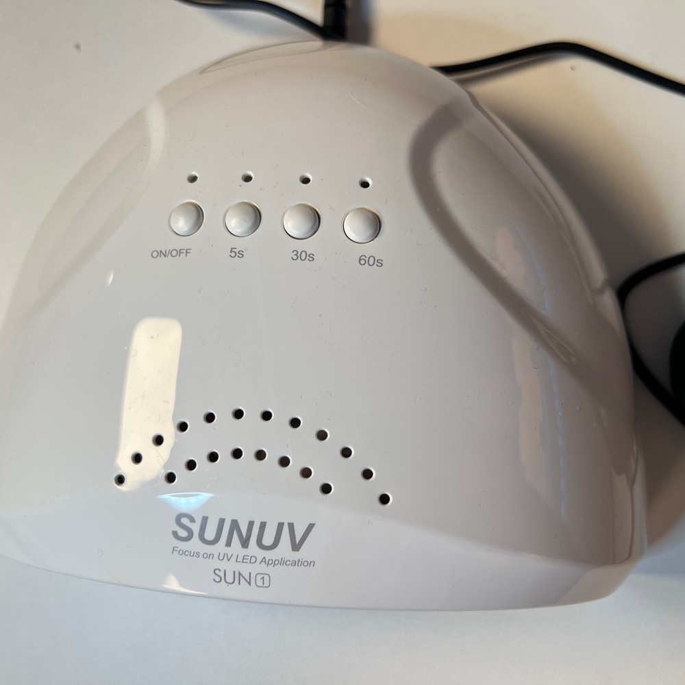 SUNUV White UV LED Nail Lamp - 5s/30s/60s Timer